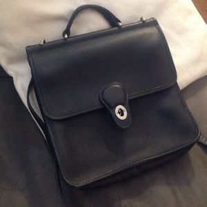 Coach Vintage Willis station bag black