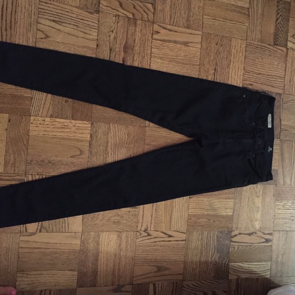 High waisted black AG jeans