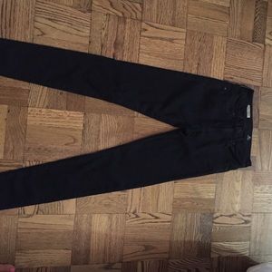 High waisted black AG jeans