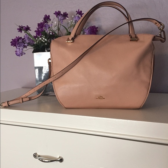 Authentic Coach Madison smythe satchel - lightrose