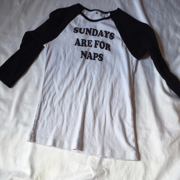 Sunday's are for naps baseball tee - Picture 3 of 4
