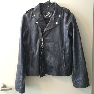 Women's leather jacket