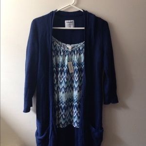 American Eagle Blue long cardigan