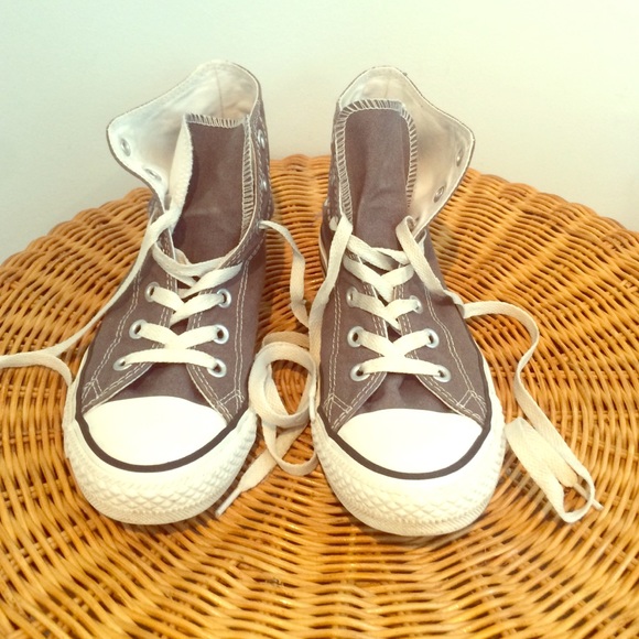Grey Converse High Tops