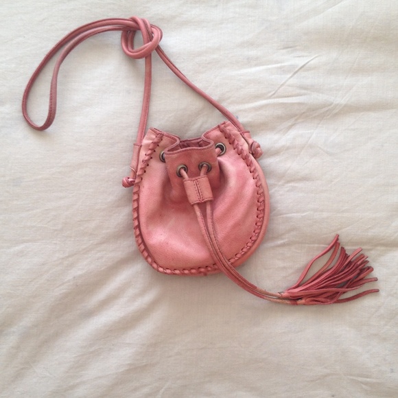 Anthropologie Handbags - Anthropologie Pink Leather Satchel