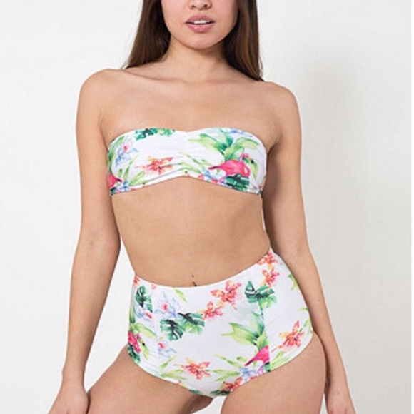 NWOT American Apparel  High Waisted Swim Brief