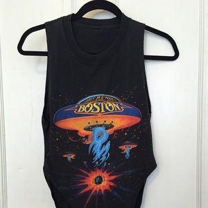 Vintage Boston Tour T-Shirt Bodysuit
