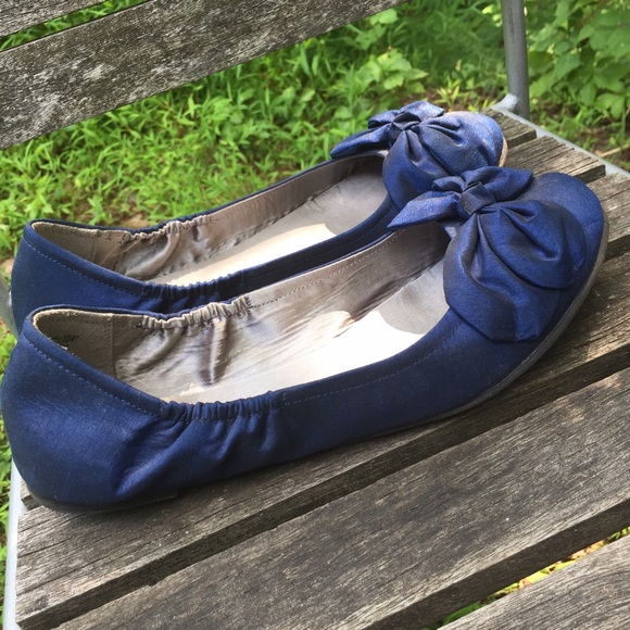 blue flats