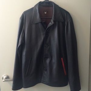 Mens leather jacket