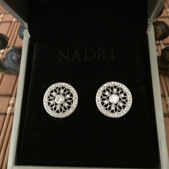 Nadri classy clip earrings