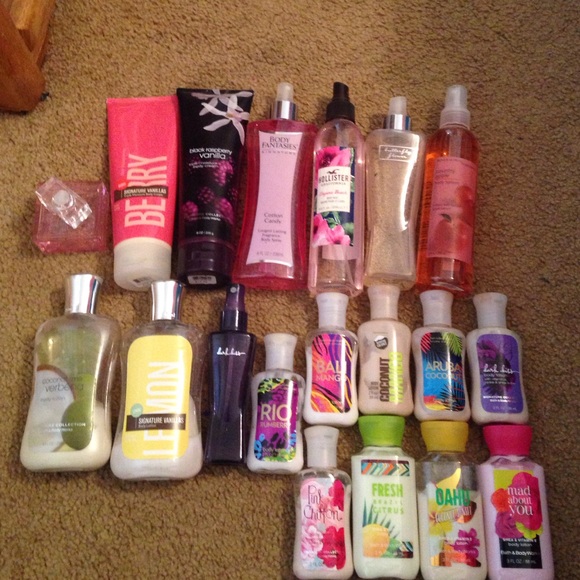 Selling all lotions and perfumes together.