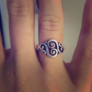 James Avery Spanish swirl ring.