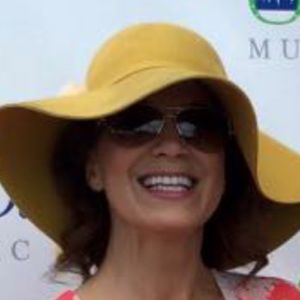 mustard  floppy wool hat