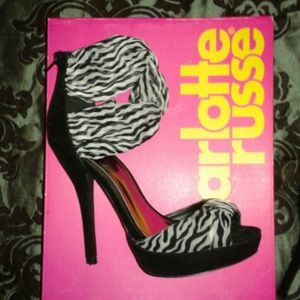ZEBRA print shoes,Like New!