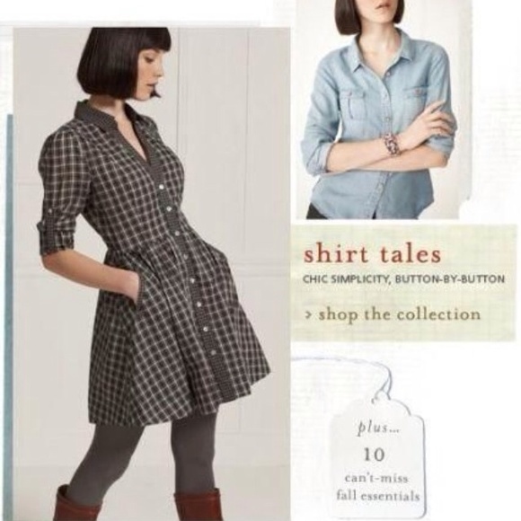NWOT - Anthropologie Moulinette Soeurs Plaid Dress