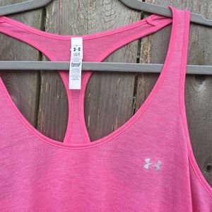New pink Under Armour tank