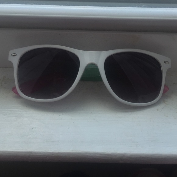 White sunglasses! Good condition