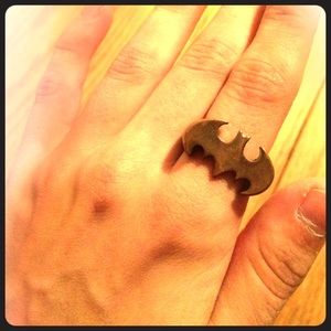 Bronze batman ring