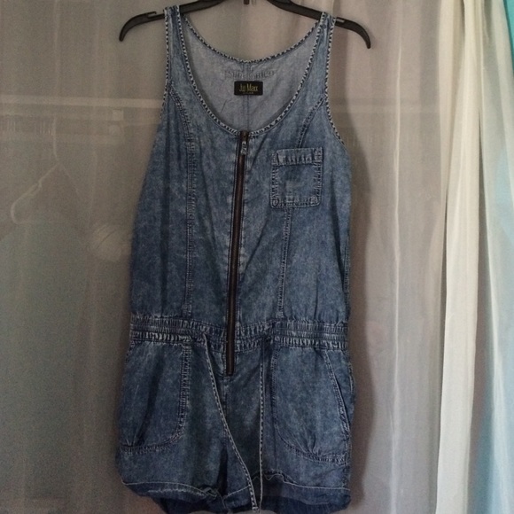 Denim Romper