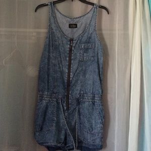 Denim Romper