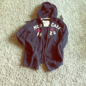 🎉 1 hour sale! Zip up hollister sweatshirt