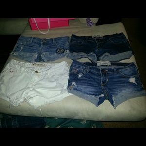 Hollister shorts and tops and jeans
