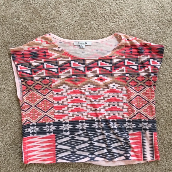 Aztec crop top