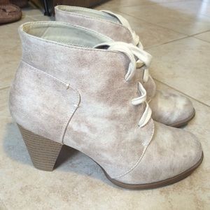 Beige Booties