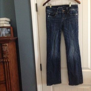 American Eagle Outfitters, slim boot jeans, size 0
