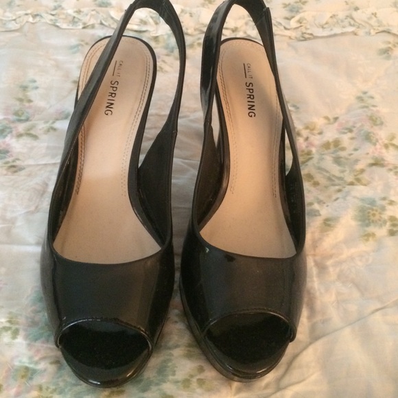 Black high heels