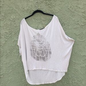 Foreign Exchange Oversize Geometric T-Shirt