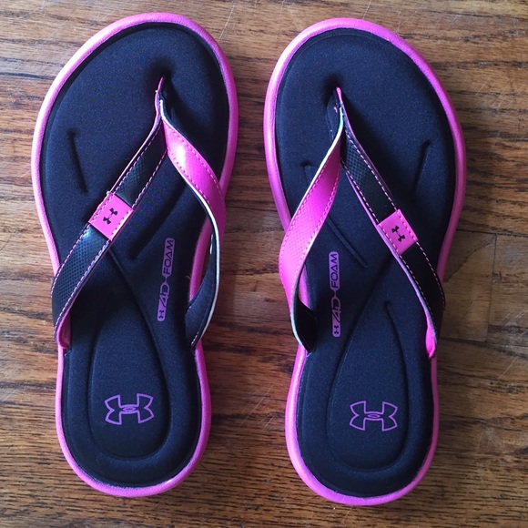 Under Armour flip flops