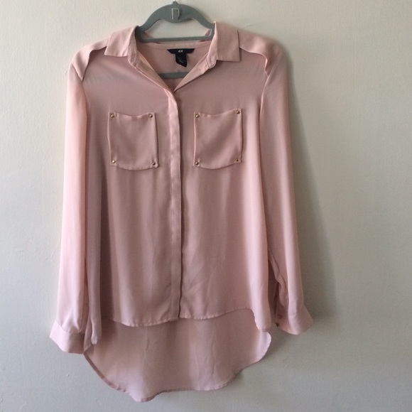 Pink/blush long sleeved top - Picture 1 of 4
