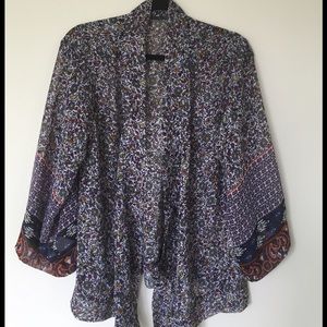 **SALE** Blu Moon Floral Kimono Jacket