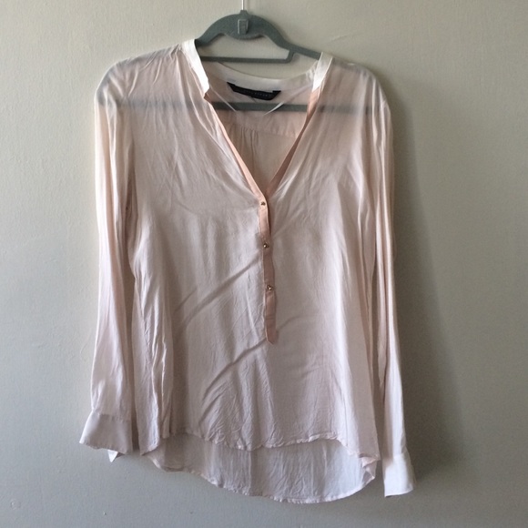 Light pink/blush long sleeved top - Picture 1 of 4