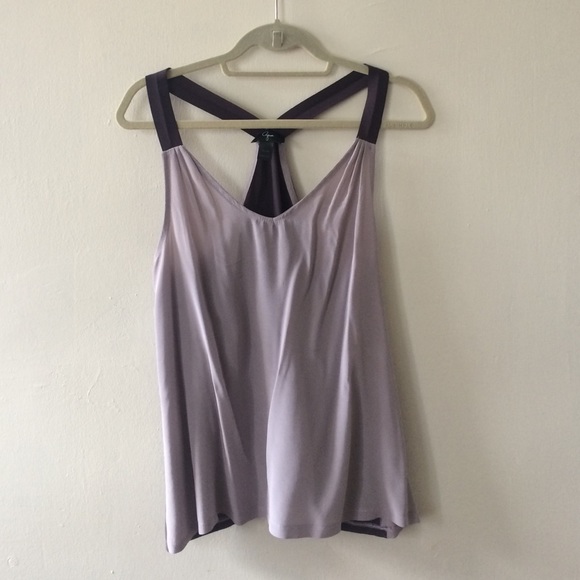 Beautiful silk two-tone purple top - Picture 1 of 4