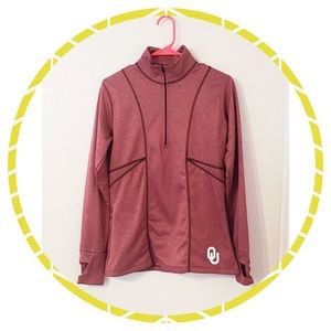 ⭐️ OU SOONERS WOMENS DRY FIT PULL OVER SIZE M ⭐️