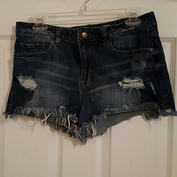 Denim shorts