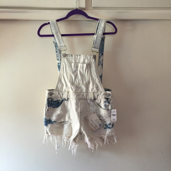 Cloud fray overalls