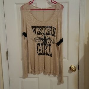 "Western Girl" top