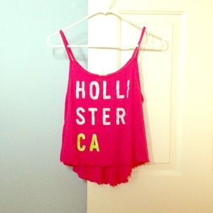 ❤️FLASH SALE❤️Pink Hollister Tank