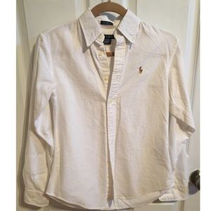 Ralph Lauren Classic Fit White Oxford Shirt