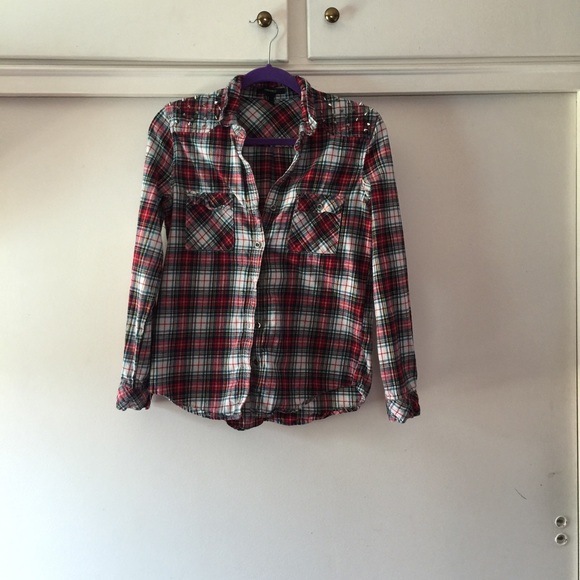Flannel with studs