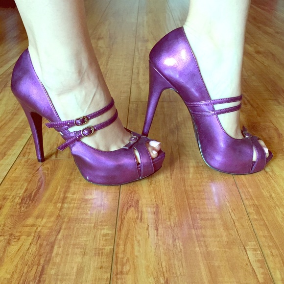 Royal purple heels