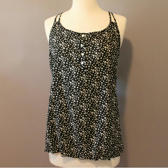 Pink Rose tank blouse - size L