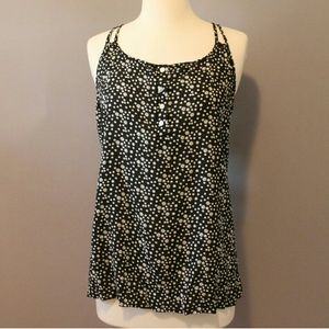 Pink Rose tank blouse - size L