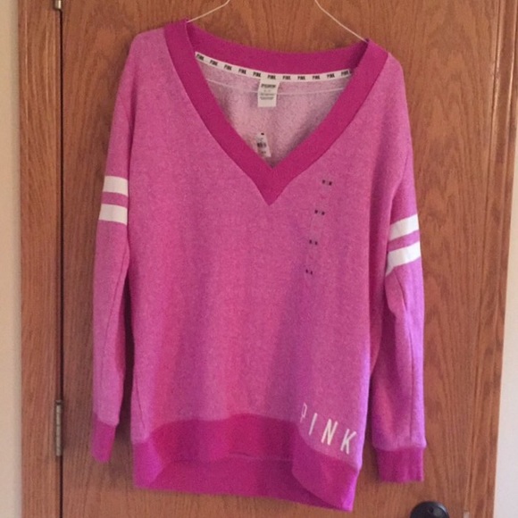 Victoria's Secret PINK Varsity Sweater NWT