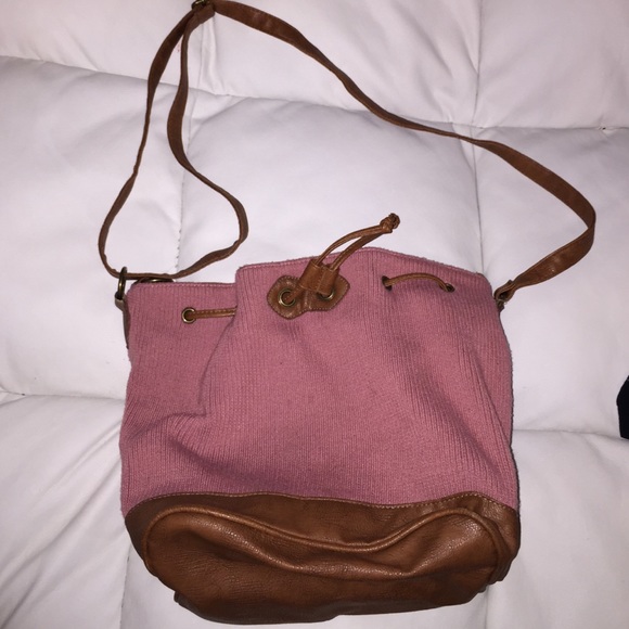 Pink sweater bag