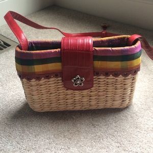 Brighton wicker purse