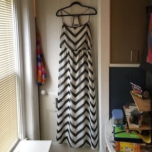 Chevron Maxi Dress